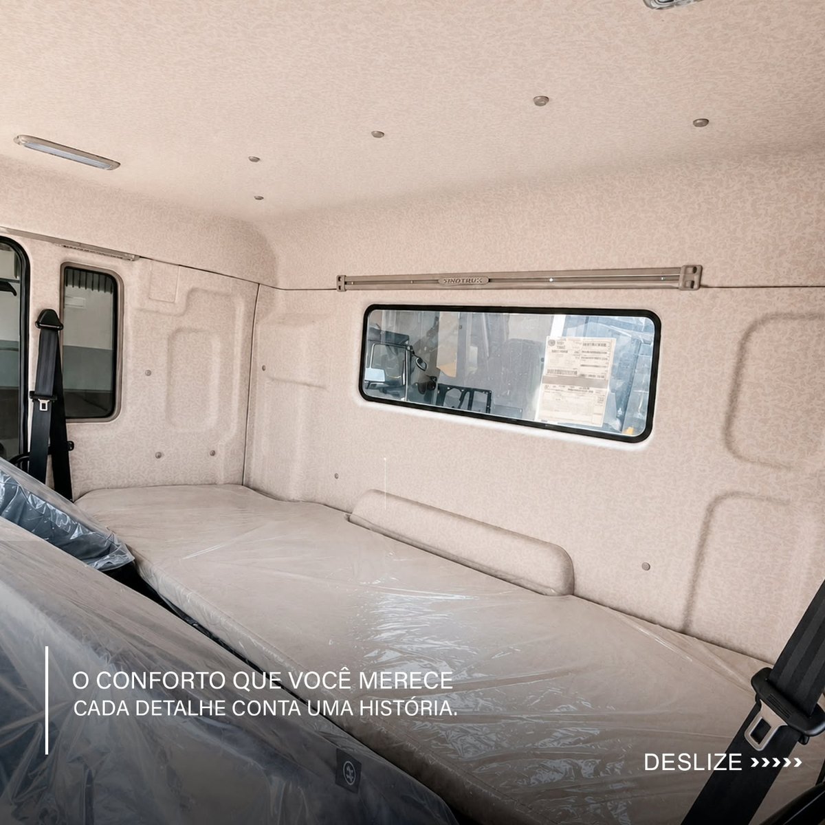 Shacman H3000S - cabine-cama, conforto para toda a viagem