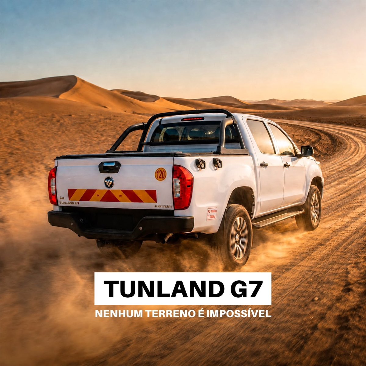 Tunland G7 no deserto - nenhum terreno e impossivel